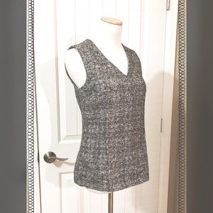 Calvin Klein Woven Top - knit sweater - business attire